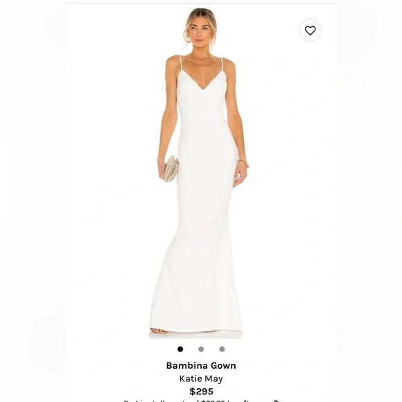 katie may formal dresses Satin Fitted Sleeveless Scarf Gown by Amoris T729 – ABC Fashion main image 0